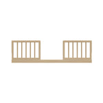 front view of driftwoodToddler Safety Guardrail Kit with dowels