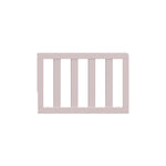 Toddler blush guardrail slats front view