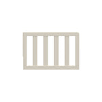 Graco toddler guardrail slats frosted oat front view