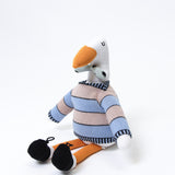 AJ the Stork Plush Toy Left Angle Image
