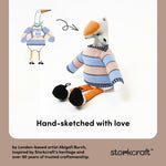 AJ the Stork Plush Toy Callout Image