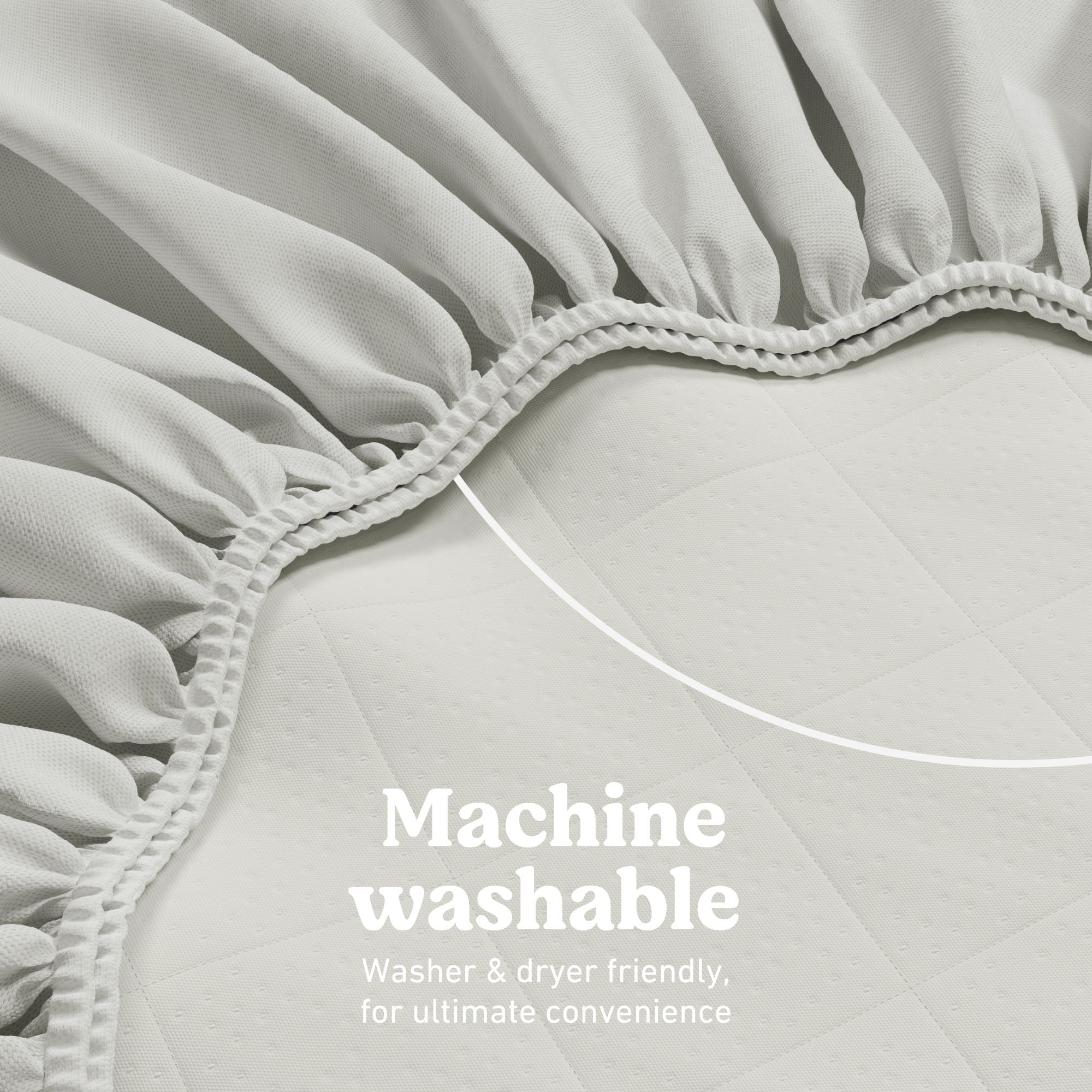 graco premium crib and toddler mattress protector machine washable callout