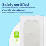 Premium crib and toddler mattress protector certifications callout