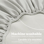 Premium crib and toddler mattress protector machine washable callout