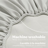 Premium crib and toddler mattress protector machine washable callout