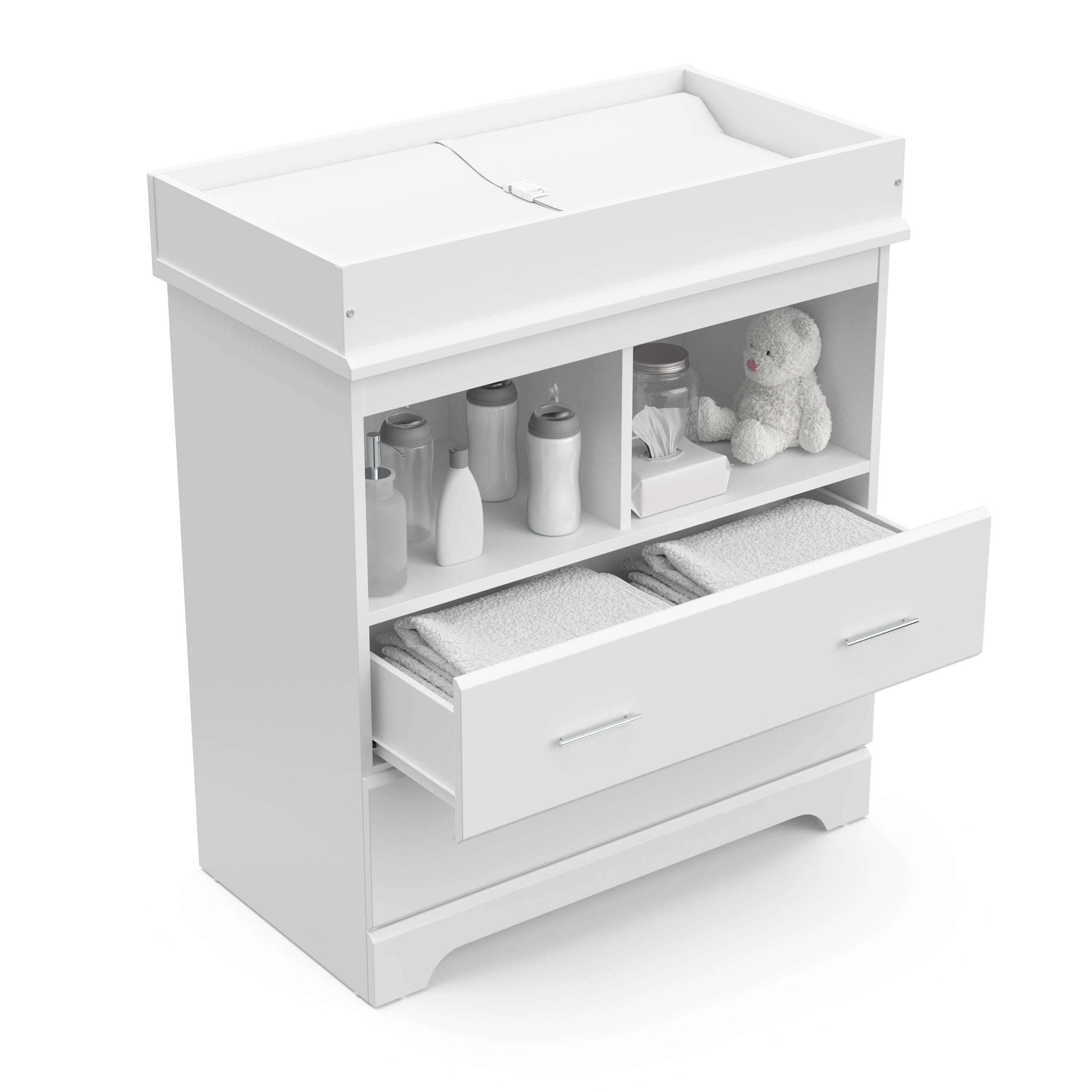 Storkcraft® Brookside 2 Drawer Chest with Changing Topper.
