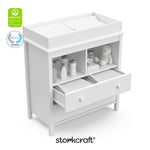 alpine white 2 drawer changing chest certifications callout
