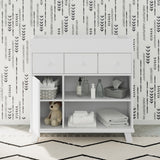 Storkcraft® Modern Nursery Changing Table Dresser.