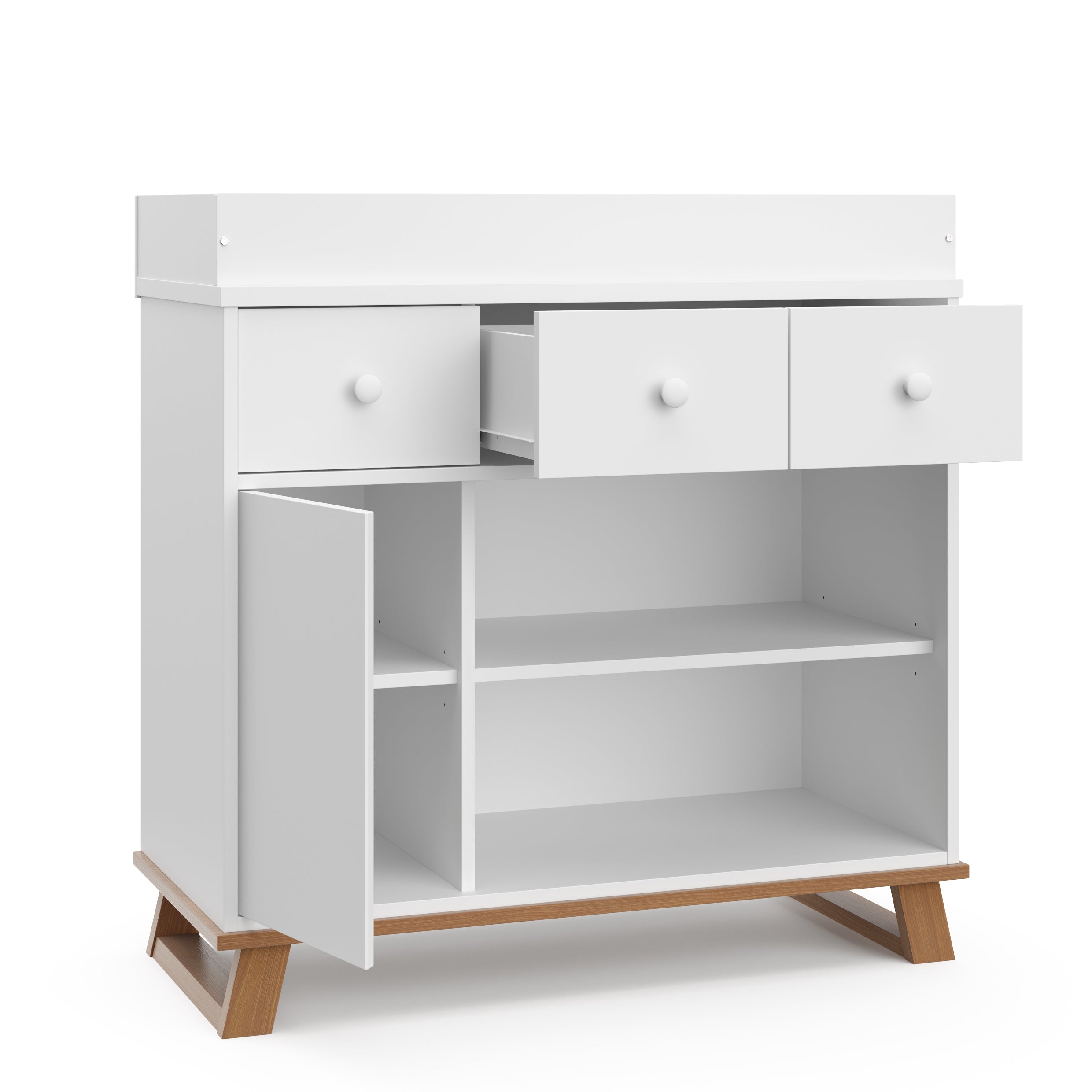 Storkcraft® Modern Nursery Changing Table Dresser.