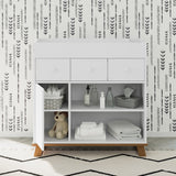Storkcraft® Modern Nursery Changing Table Dresser.