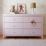Alpine blush 6 drawer dresser in a nursery