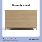 alpine driftwood 6 drawer dresser style callout