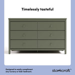 alpine olive 6 drawer dresser style callout