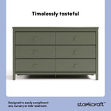 alpine olive 6 drawer dresser style callout
