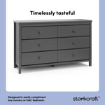 alpine gray 6 drawer dresser style callout
