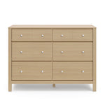 Front view of driftwood dresser