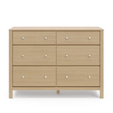 Front view of driftwood dresser