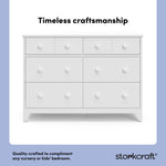 Storkcraft® Moss 6 Drawer Double Dresser.