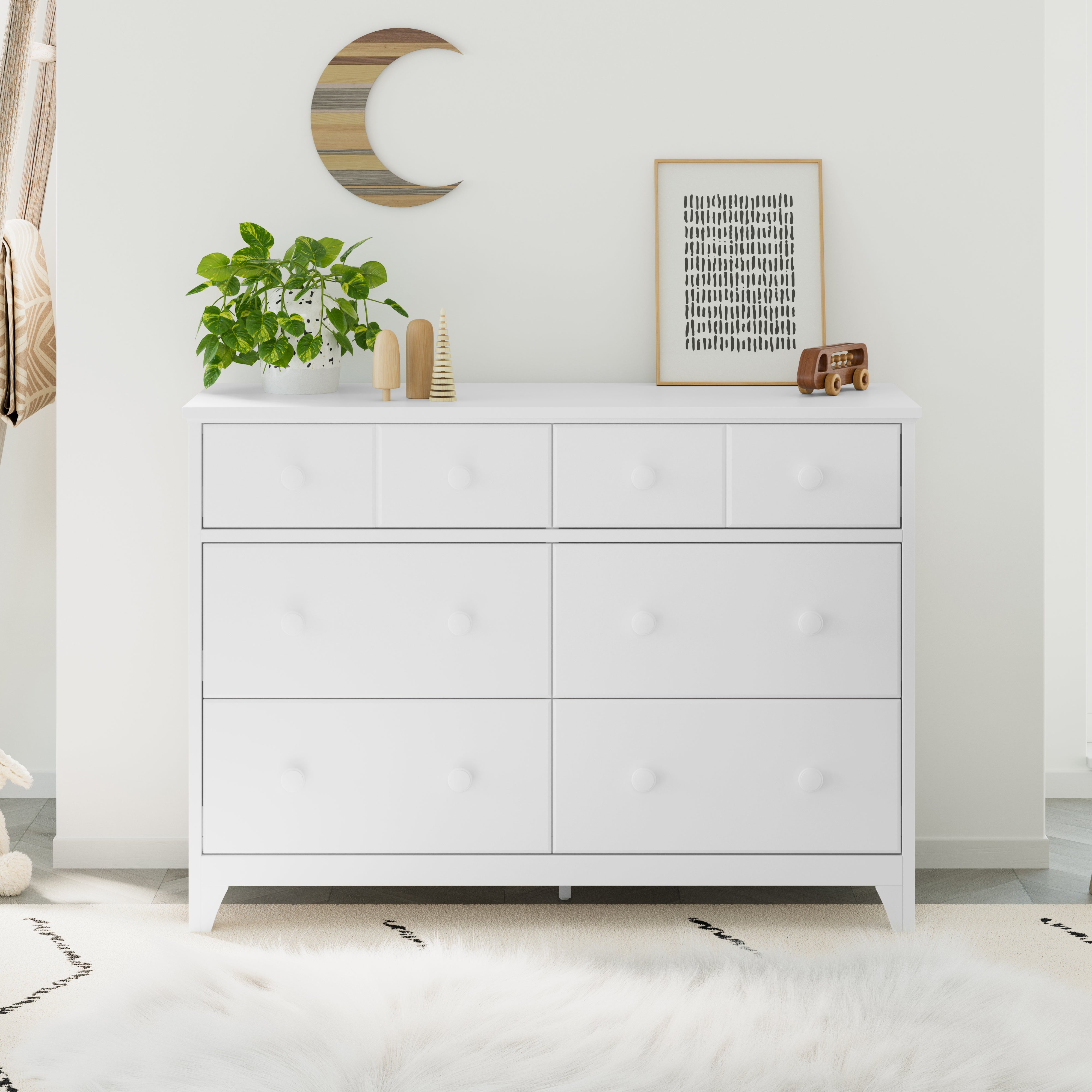 Storkcraft® Moss 6 Drawer Double Dresser.