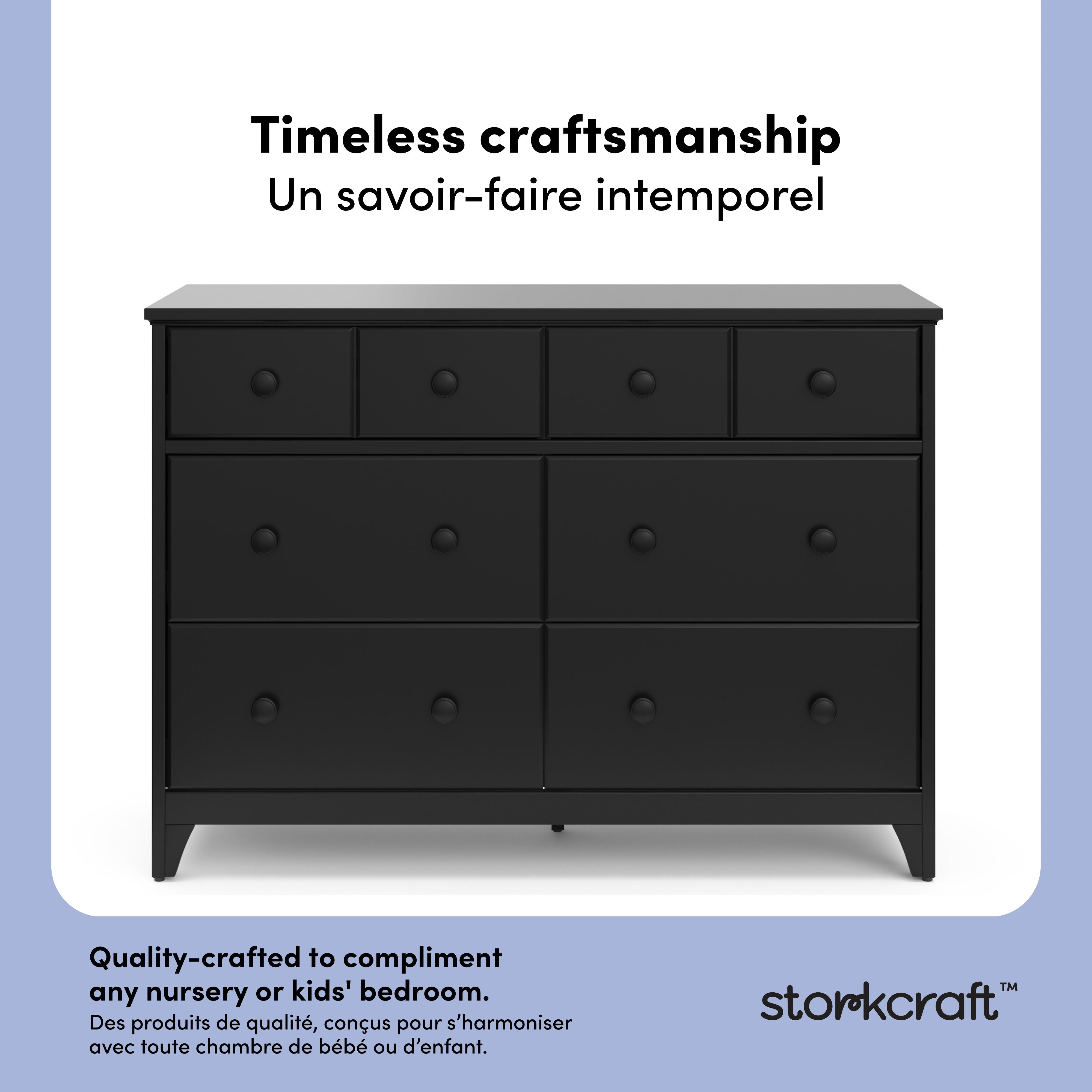Moss black 6 drawer dresser style callout