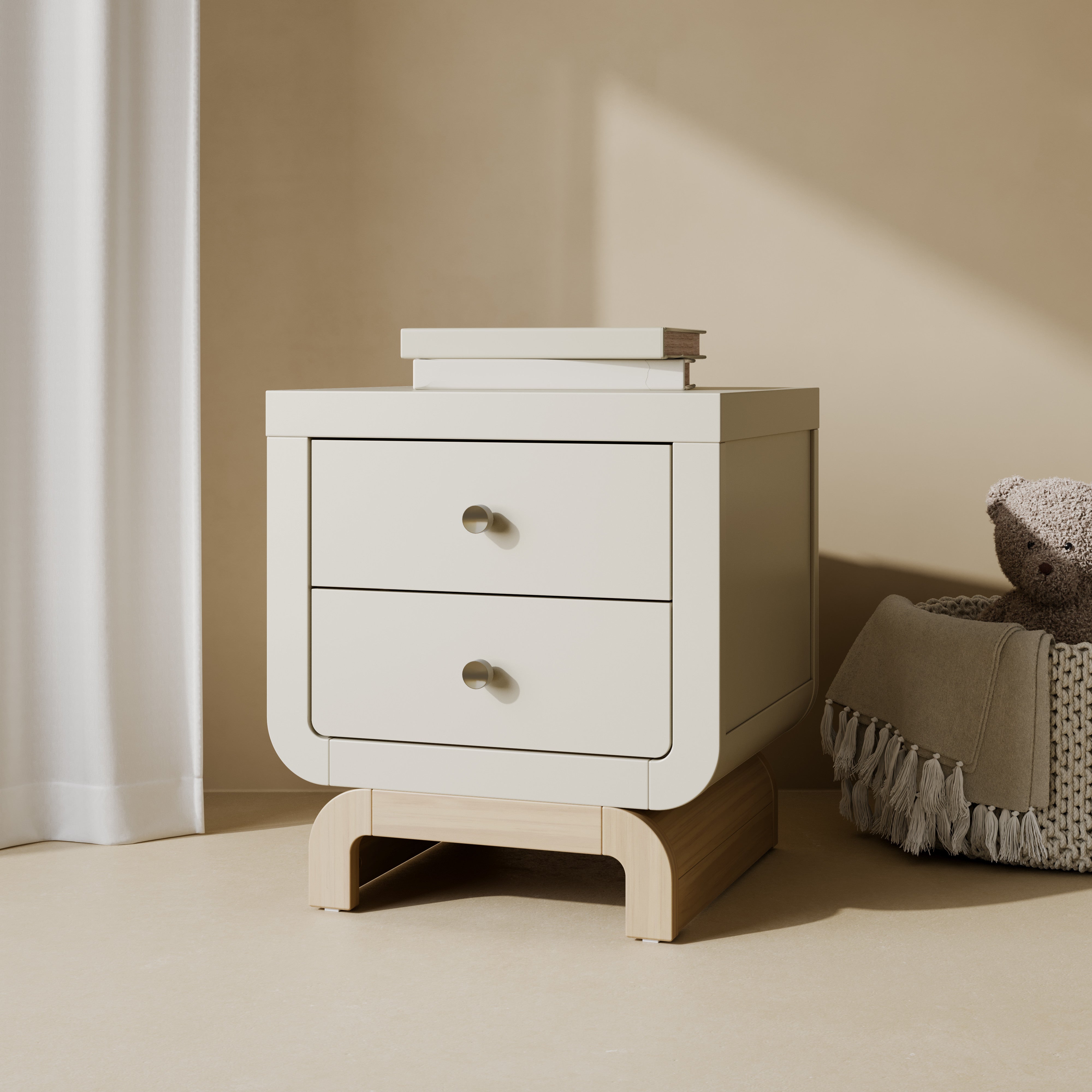 Storkcraft® Santorini® 2 Drawer Nightstand.