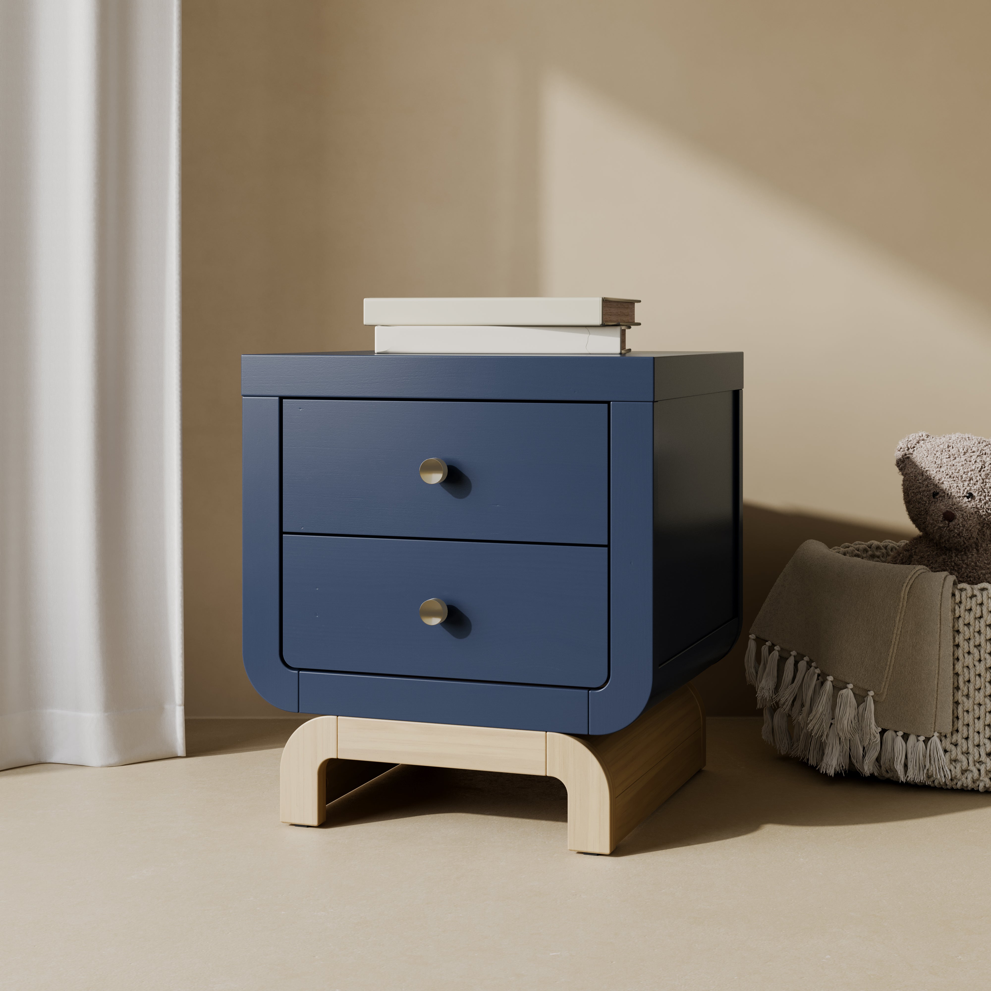 Storkcraft® Santorini® 2 Drawer Nightstand.