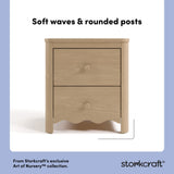 Casablanca driftwood 2 drawer nightstand style callout