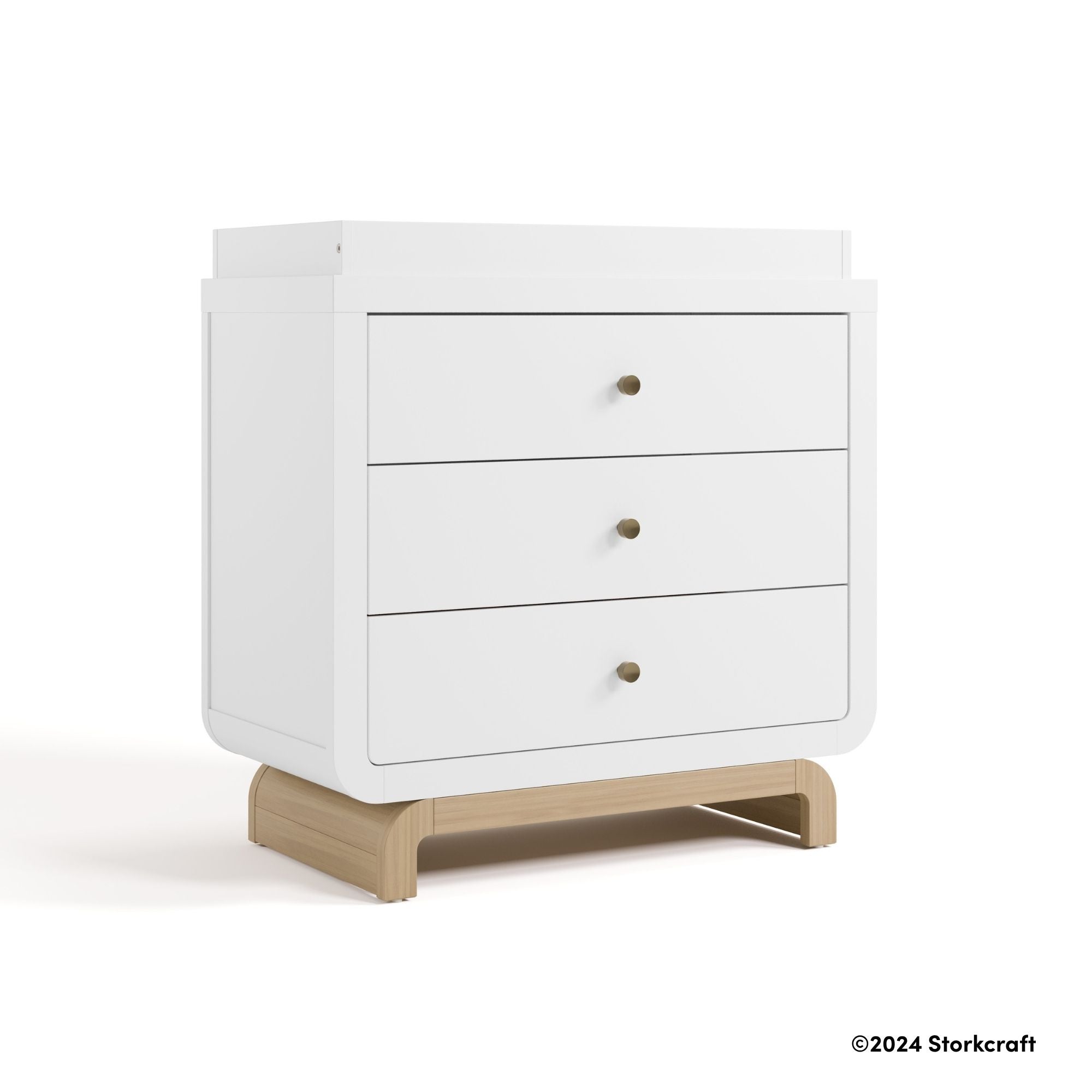 Storkcraft® Santorini® 3 Drawer Chest with Removable Changing Topper.