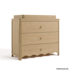 Storkcraft® Casablanca™ 3 Drawer Chest with Removable Changing Table Topper.