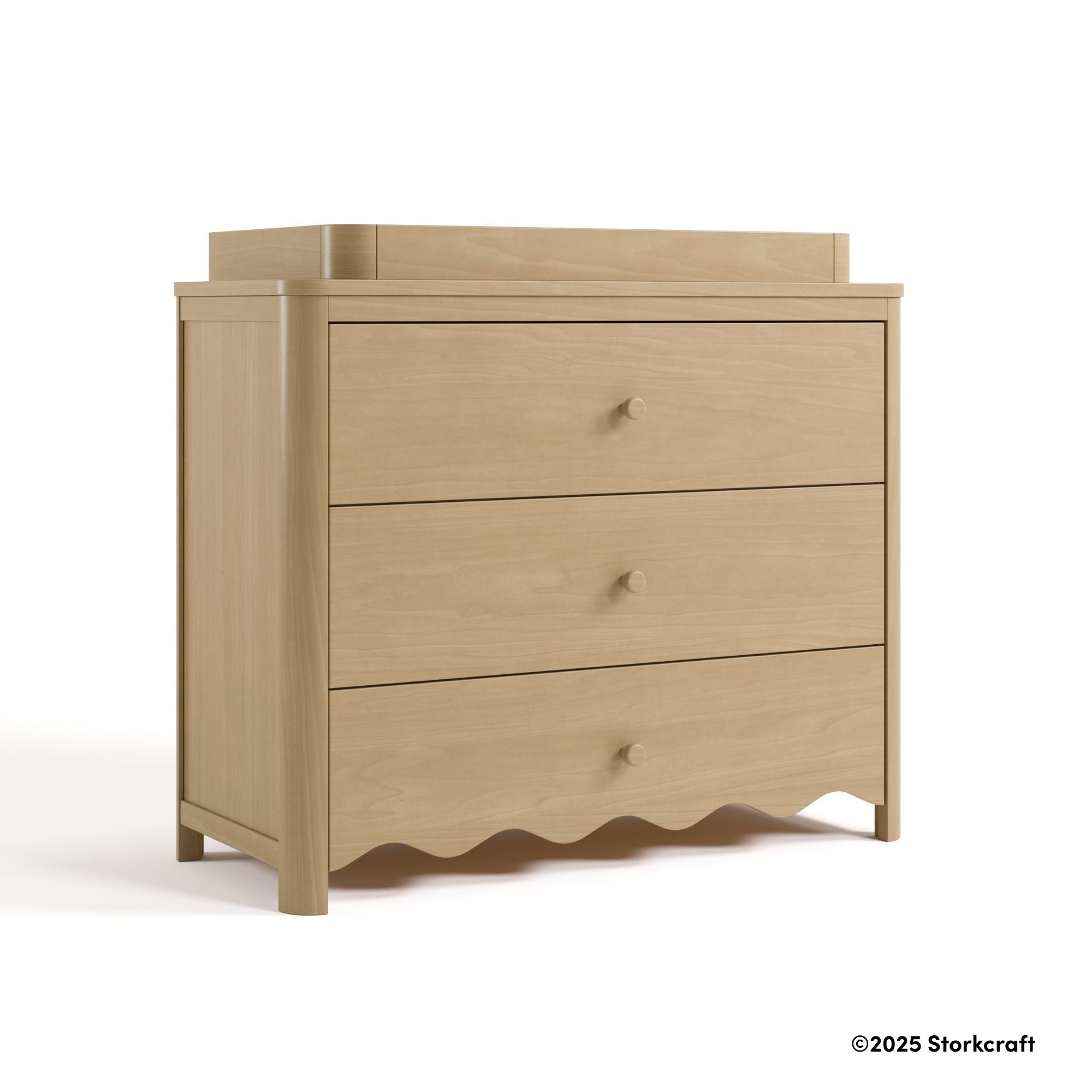 Storkcraft® Casablanca™ 3 Drawer Chest with Removable Changing Table Topper.