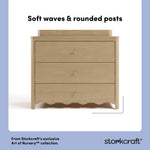 Casablanca driftwood 3 drawer chest with changing topper style callout