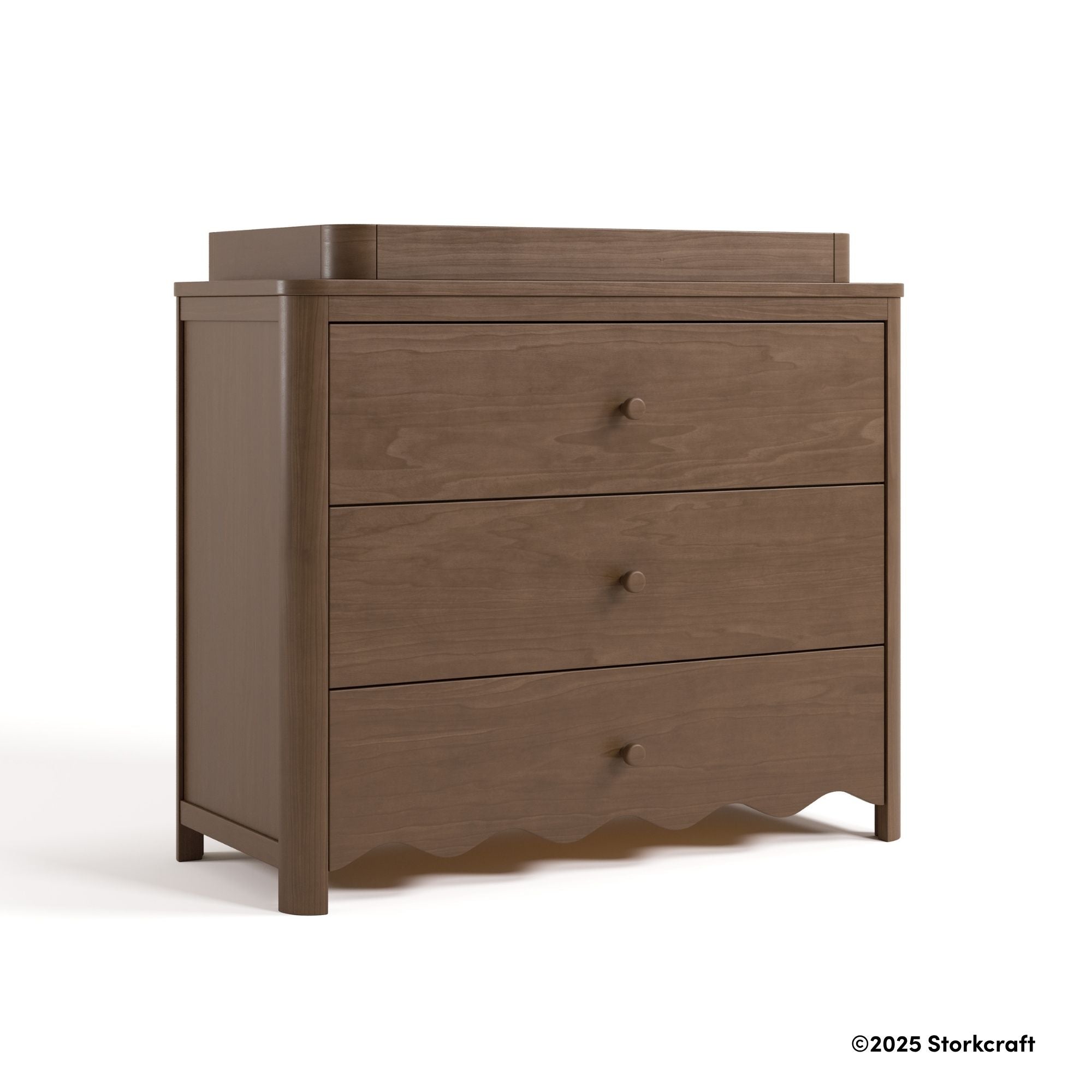 Storkcraft® Casablanca™ 3 Drawer Chest with Removable Changing Table Topper.