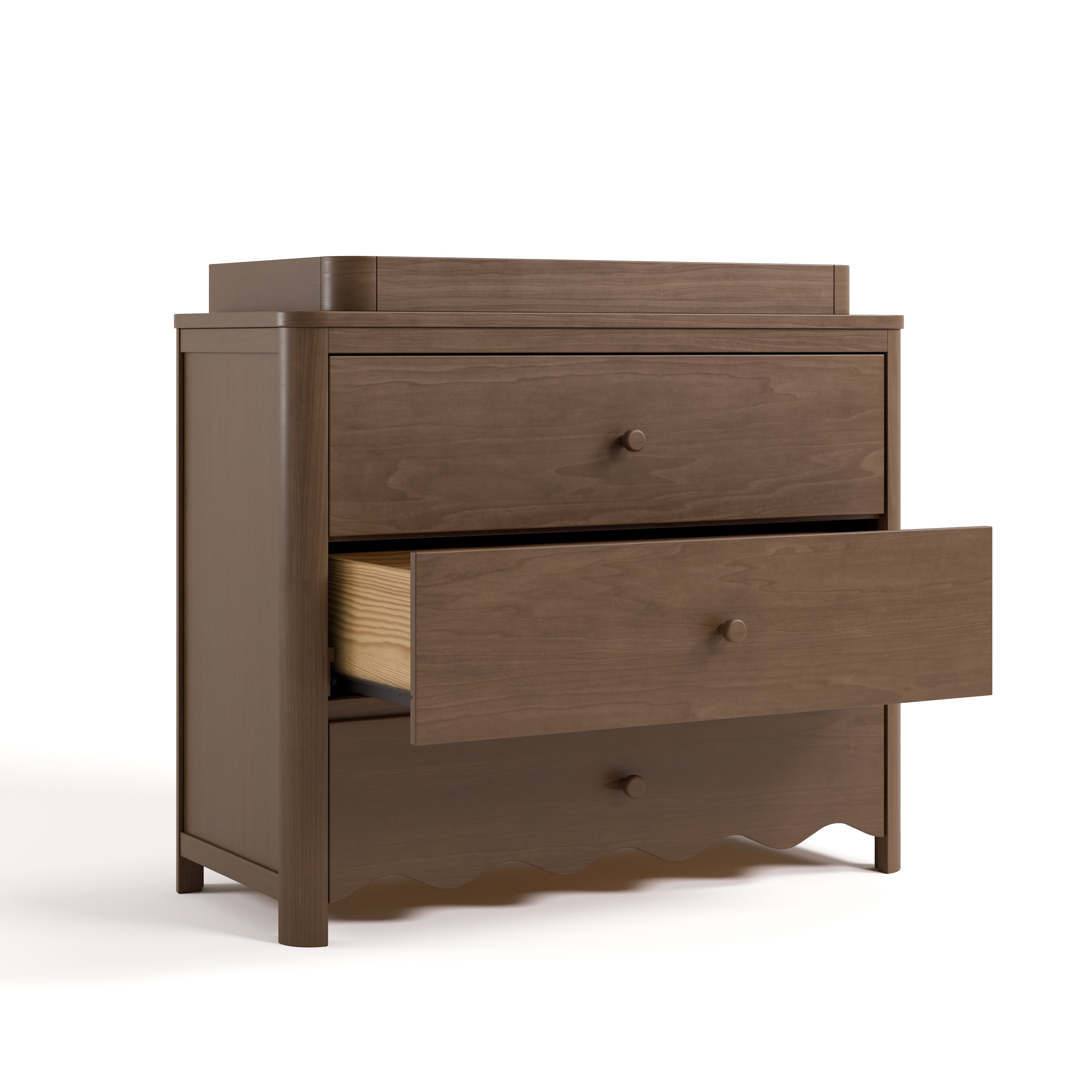 Storkcraft® Casablanca™ 3 Drawer Chest with Removable Changing Table Topper.