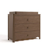 Storkcraft® Casablanca™ 3 Drawer Chest with Removable Changing Table Topper.