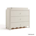Storkcraft® Casablanca™ 3 Drawer Chest with Removable Changing Table Topper.