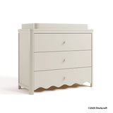 Storkcraft® Casablanca™ 3 Drawer Chest with Removable Changing Table Topper.