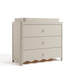 Storkcraft® Casablanca™ 3 Drawer Chest with Removable Changing Table Topper.