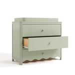 Storkcraft® Casablanca™ 3 Drawer Chest with Removable Changing Table Topper.