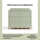 Casablanca sage 3 drawer chest with changing topper style callout