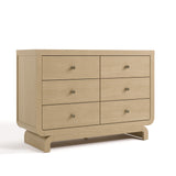 Santorini driftwood 6 drawer dresser angle view