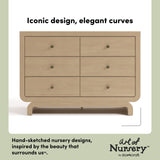 Santorini driftwood 6 drawer dresser style callout