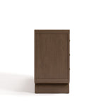 Santorini hazelnut 6 drawer dresser side view