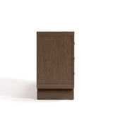 Santorini hazelnut 6 drawer dresser side view