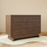 Santorini hazelnut 6 drawer dresser in a nursery