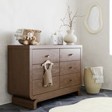 Santorini hazelnut 6 drawer dresser in a nursery