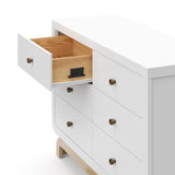 Storkcraft® Santorini™ 6 Drawer Dresser.