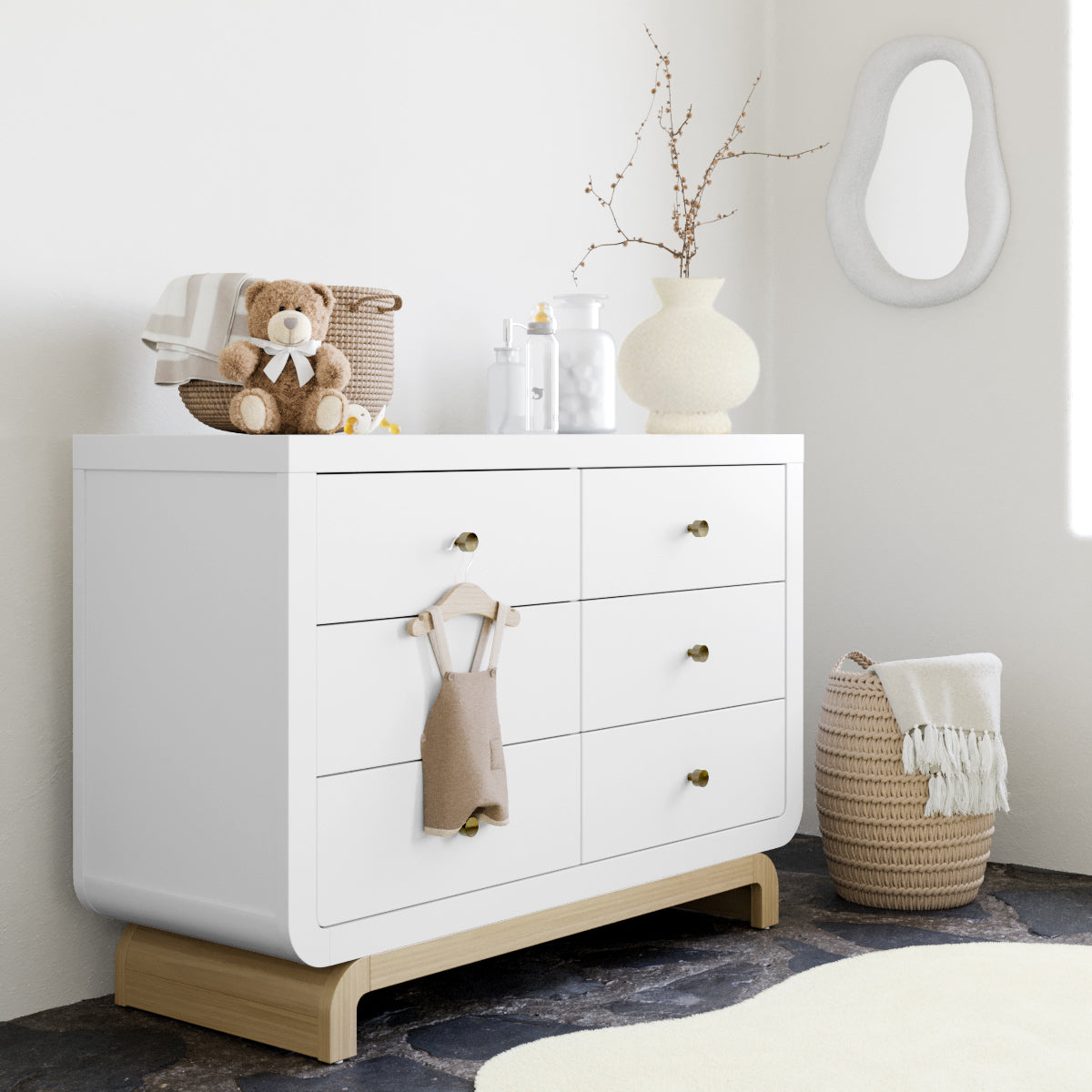 Storkcraft® Santorini™ 6 Drawer Dresser.