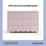 Casablanca blush 6 drawer dresser style callout