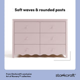 Casablanca blush 6 drawer dresser style callout