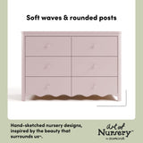 Casablanca blush 6 drawer dresser style callout